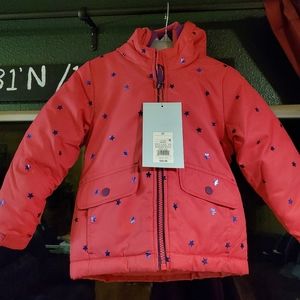 3T pink and purple Cat & Jack coat